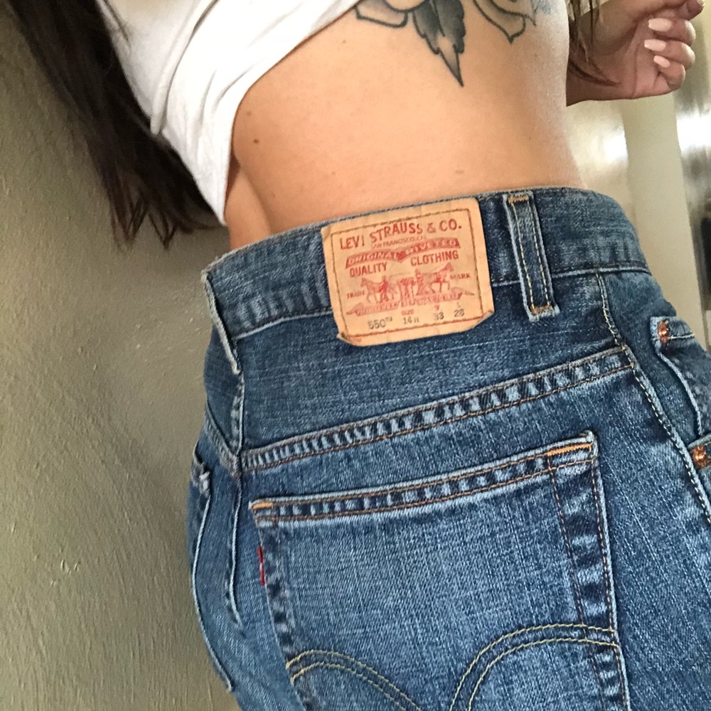 Levi brand jean shorts